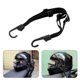 thumbnail image 4 of Estiramiento de la Correa de Fijación de la Cuerda Elástica 2 Ganchos Cordón de Bungee para el Equipaje del Casco de Motocicleta, 4 of 7