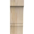 thumbnail image 2 of 5 1/2"W x 6"D x 14"H Balboa Smooth Knee Brace, Douglas Fir, 2 of 4