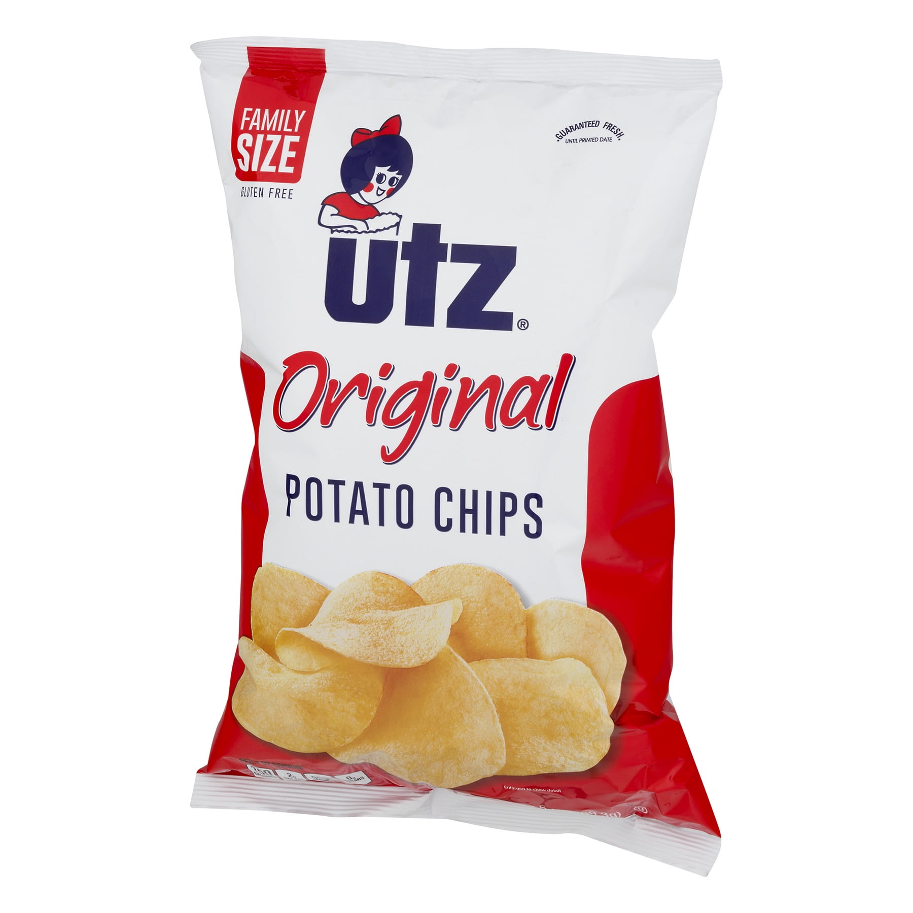 Utz Original Potato Chips Family Size 9 5 Oz Walmart Com