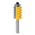 thumbnail image 1 of Tenon Carpintería Fresa Herramienta eléctrica Finger Glue Joint Router Bit con 0.3x1.18 pulgadas Zulema Bit de enrutador, 1 of 5