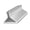 Single card-Silver, variant on Adjustable Notebook Stand Aluminum Construction Space Efficient For Offices Home And Work Use
