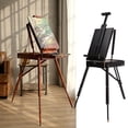 thumbnail image 4 of Mesa de madera para artista, escritorio, pintura, caballete, cajón, caja para bocetos, suministros de dibujo, 4 of 8