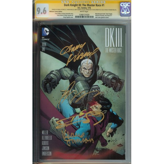 Dark Knight III: The Master Race #1 - CGC 9.6 Comic Book
