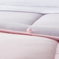 thumbnail image 4 of Lucid Reversible Bed in a Bag 7-Piece Comforter Set with 2 Pillows, King, Pink/Lavender, 4 of 5