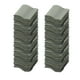 thumbnail image 1 of Injueey 60 Pcs red Wall Bricks 1/16 Decor for Dollhouses Life Scene Props  Artesanía Forma de S gris 60 piezas, 1 of 1