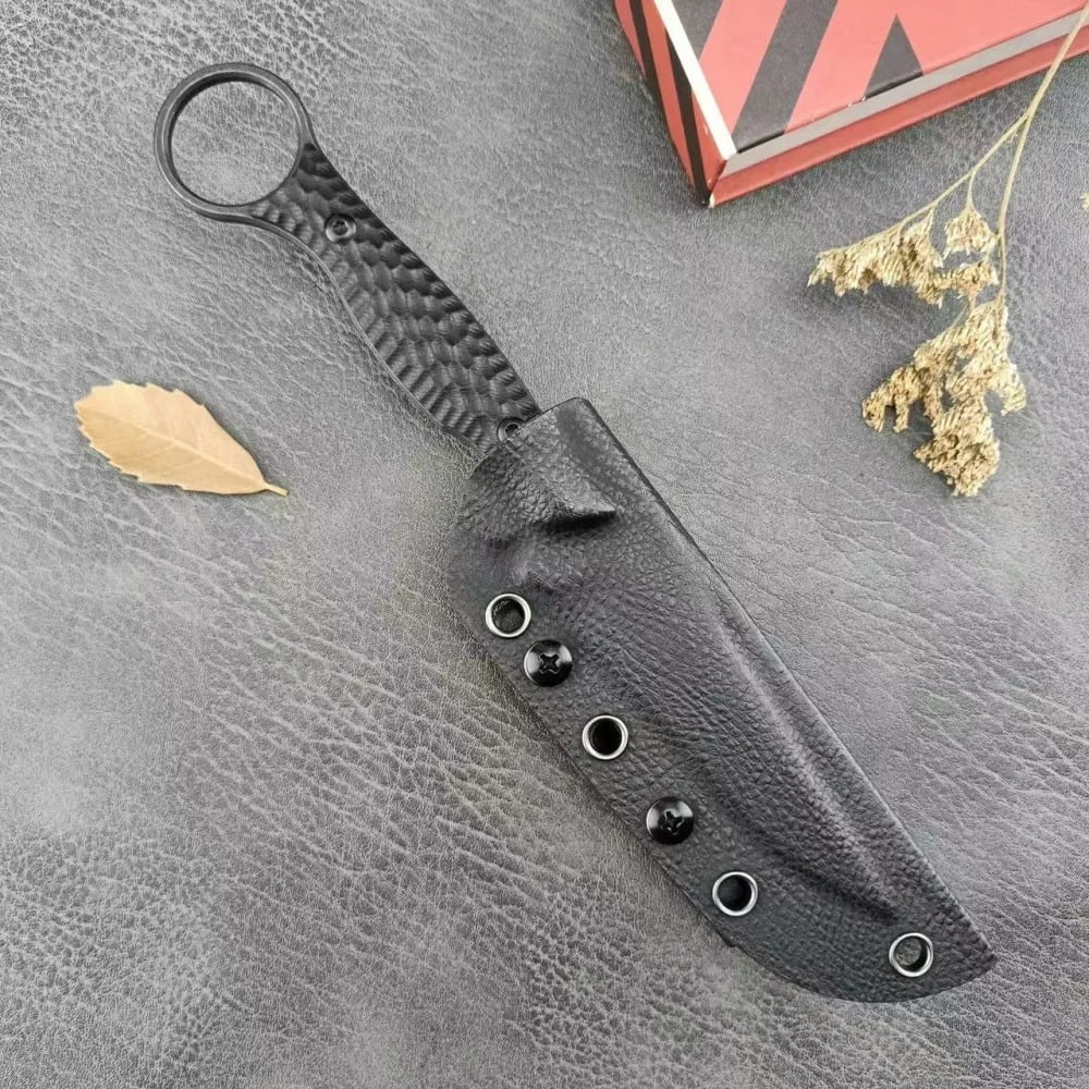 Tactical Fixed Blaede Knife Straight Knife G10 Handle D2 Blade Tactical Multi-functional Outdoor Knife