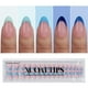 thumbnail image 1 of Press On Nails BtartboxNails XCOAT TIPS French Tips, color azul, 160 unidades, 1 of 6