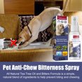 thumbnail image 6 of Pet Anti-Chew Bitterness Spray Natural Deterrent for Dogs & Cats, Safe No-Chew Formula, 2 Pack, 50ml Each, 6 of 7