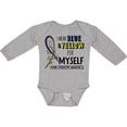 thumbnail image 3 of Inktastic I Wear Blue and Yellow for Myself- Down Syndrome awareness Boys or Girls Long Sleeve Baby Bodysuit, 3 of 5