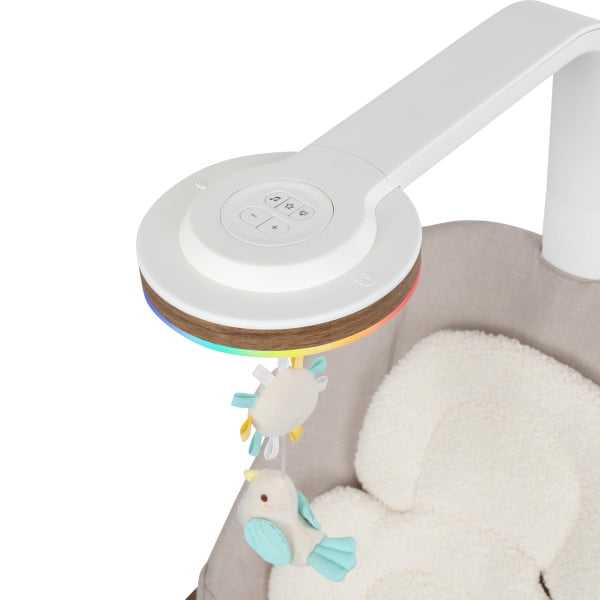 Evenflo Lyra 2-in-1 Infant to Toddler Rocker, Coastal Coffee