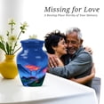 thumbnail image 7 of Mountain Little Cremation Urns For Adult Ashes Female - Blue Urn For Human Ashes For Male And Female - Small Keepsake Urns For Adult Man - Miniature Urn For Mother & Father 3 Inch, 7 of 7