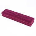 thumbnail image 4 of Embossed Velvet Jewelry Display Organizer Case Holder Storage Box Pendant Necklace, 4 of 8