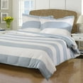thumbnail image 2 of Superiors Luxury Cotton Rich Cabana Stripe Duvet Set Hotel Quality, 2 of 3