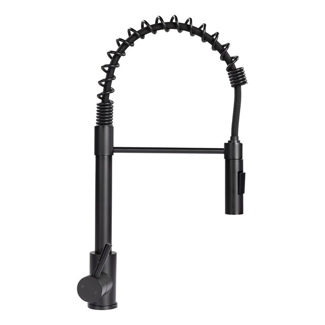 GRIFO EXTRAÍBLE EN BOBINA-NEGRO MATE