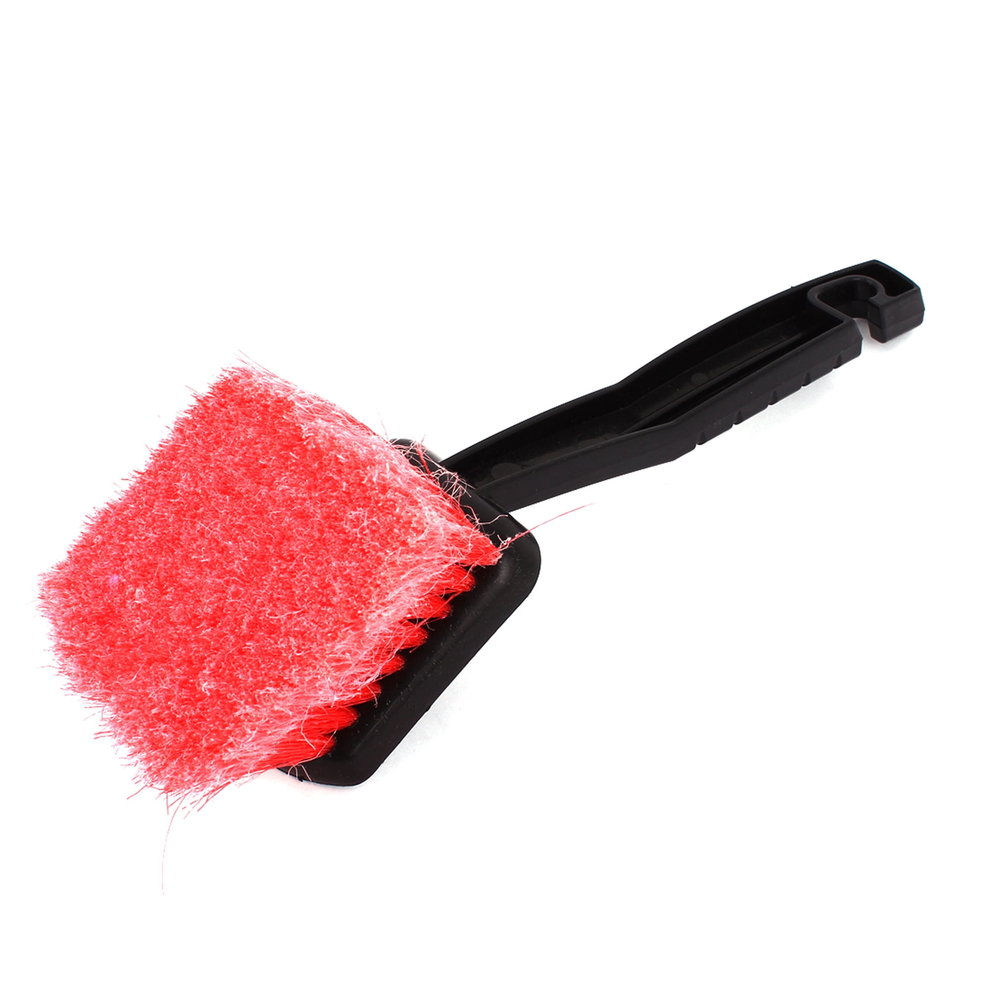 Unique Bargains Black 7" Long Handle Soft Bristle Car Wash Brush Detailing Cleaning Scrub