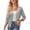 Grey, variant on Nlife Women 3/4 Sleeve Crochet Hollowed-Out Knit Lightweight Cardigan Sweater