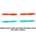 thumbnail image 6 of Replacement Parts for Hot Wheels RC Sky Shock Vehicle - DNM63 ~ Replacement 2 Red and 2 Blue Propellers ~ Fits other models, 6 of 6
