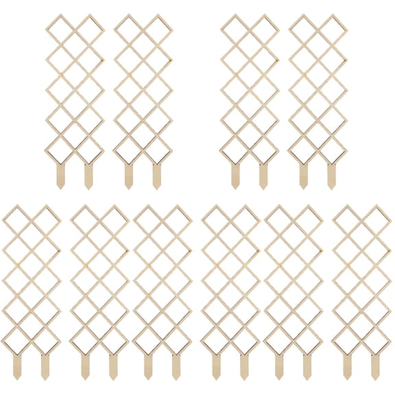 FELTECHELECTR Natural Wood Garden Trellis for Climbing Plants Durable Support