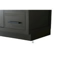 thumbnail image 4 of Elegant Kitchen and Bath Alden 32 Inch Single Bathroom Vanity In Mocha Brown, 4 of 13