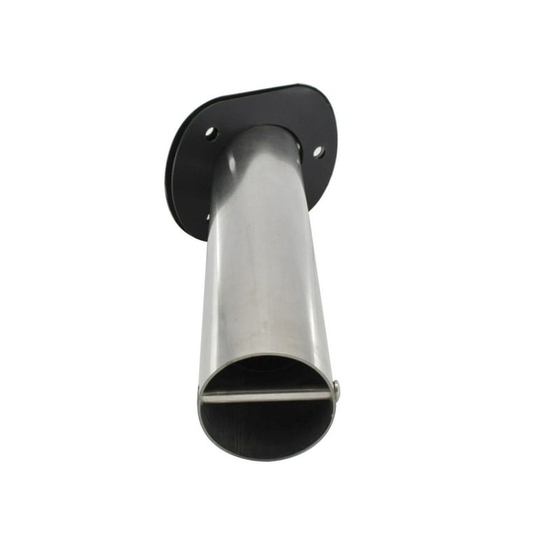 Fishing Rod Holder With PVC Cap Inner Tube,Stainless Steel Flush