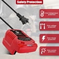 thumbnail image 4 of Mini Charger para Manualidades*man Batería de 20V, 2.0A Reemplazo Rápido Charger para Manualidades*man Baterías V20 CMCB204 CMCB202 CMCB201 CMCB209 CMCB205, Indicador LED, Diseño Compacto, 4 of 10