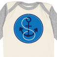 thumbnail image 4 of Inktastic Nautical Anchor Sailing Gift Boys or Girls Long Sleeve Baby Bodysuit, 4 of 5