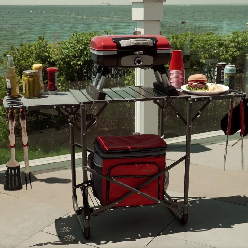 Cuisinart Take Along Portable Grill Stand 54" X 20"