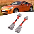 thumbnail image 4 of Arnés De Cableado Del Adaptador De Faros De Coche, Adaptador De Conversión De Faros A Prueba De Polvo Profesional De 2 Piezas Cobre ABS Estable Para Vehículos, 4 of 7