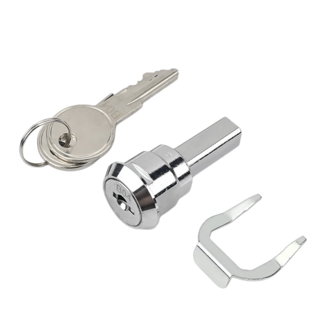 Universal Stainless Steel Toolbox Lock – Cylinder Lock with 2 Keys & Secure Replacement Lock for Chests Cabinets Drawers and Storage Units