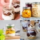 thumbnail image 5 of Frascos de vidrio Haneye, 300 ml, paquete de 24 con tapas regulares, 5 of 7