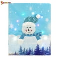 thumbnail image 3 of Spencer Christmas Chair Covers with LED Lights Cute Santa Claus Snowman Chair Back Covers for Dining Room Holiday Party Home Decor Chair Slipcovers, 3 of 8
