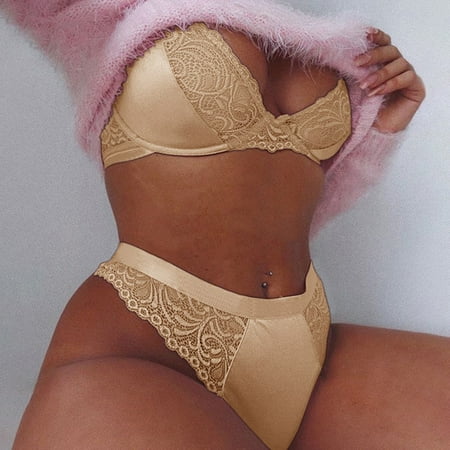 

Womens Lingerie Nightwear Underwear Lace Push Up Bra Set Panties Sleepwear