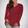 2#Wine(V-Neck)
