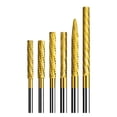 thumbnail image 5 of 1pc 6mm Shank High Speed Steel Rotary Burr Tool Plastic Wood Carving Rotary File, 5 of 10