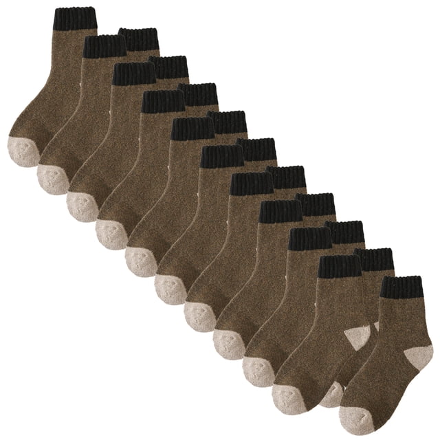 Calcetines de lana para mujer, calcetines retro confort para mujer.