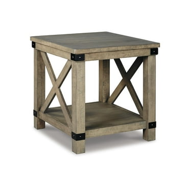 Signature Design by Ashley Casual Aldwin End Table  Gray