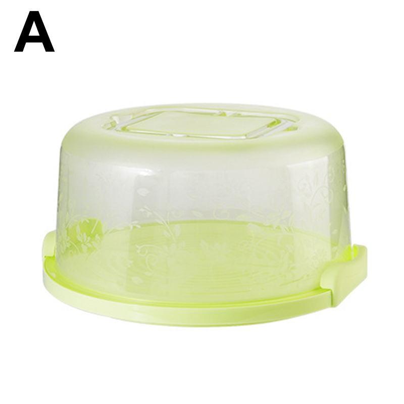 Portable Cake Storage Box Round Birthday Cake Box Kitchen Wedding Baking Container New