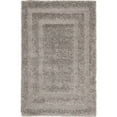 thumbnail image 4 of SAFAVIEH Florida Mason Bordered Shag Area Rug, Grey, 3'3" x 5'3", 4 of 6