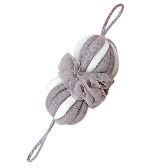 Toalla de baño de tiras largas, toalla para la espalda, bola de baño, toalla de baño, masaje para la espalda, artículos de baño