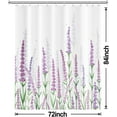 thumbnail image 7 of Sage Green Eucalyptus Shower Curtain, Spring Watercolor Botanical Shower Curtain Set with Hooks Olive Green Plant Leaves Shower Curtain Waterproof Fabric Bathroom Decor, 72x72 Inch, 7 of 7