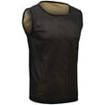 thumbnail image 5 of Athllete Set of 6 Reversible Jerseys Pinnies Training Vest Scrimmage Practice Jersey (V-Gold/Black, XX-L), 5 of 5