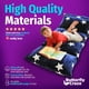 Glow In The Dark Pillow Bed Lounger Cover - Portable Floor Mat For Sleepovers, Travel & Play (Gray)