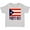 AC-Heather Grey, variant on Inktastic Puerto Rico Flag & Name Boys or Girls Baby T-Shirt