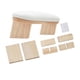 thumbnail image 4 of Cojín suave para reposamanos, soporte de cojín acrílico para uñas, herramienta para accesorios de decoración de uñas, Blanco, 4 of 9