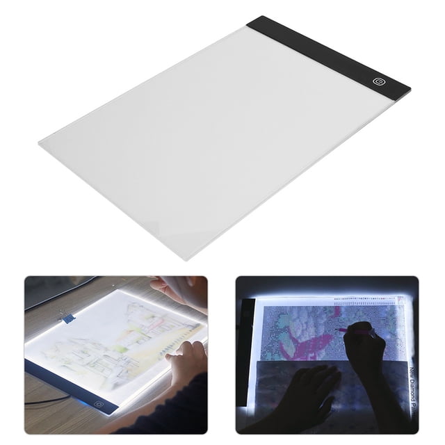 LED Copy Pad Painting Light Pad Board Stepless Dimming Painting Light Box 100-240V
