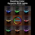 thumbnail image 4 of Altavoz de Ducha Bluetooth Impermeable, Minialtavoz de Ducha Bluetooth con Ventosa, Radio de Ducha Inalámbrica con Luces RGB., 4 of 5