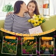thumbnail image 6 of 2 Pack Tulips Flowers, Artificial Flower Decoration, Outdoor Solar Lights, Waterproof Solar Lights Outdoor, Solar Garden Stake Flowers, Decorative Solar Lamp for Patio Lawn, Garden, 6 of 8