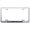 Brushed Chrome, variant on Dodge Charger Laser Etched Logo Wide Body License Plate Frame (Chrome)