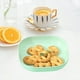 thumbnail image 5 of Whisker Fatigue Cat Bowl - Plato de comida poco profundo para gatitos y gatos de patas cortas - 5,71x5,71x1,3 pulgadas - Azul, Verde, Amarillo, 5 of 6