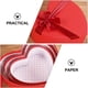 thumbnail image 2 of KAKOWELY 3 cajas de embalaje delicadas con forma de corazón, cajas de regalo decorativas., 2 of 5